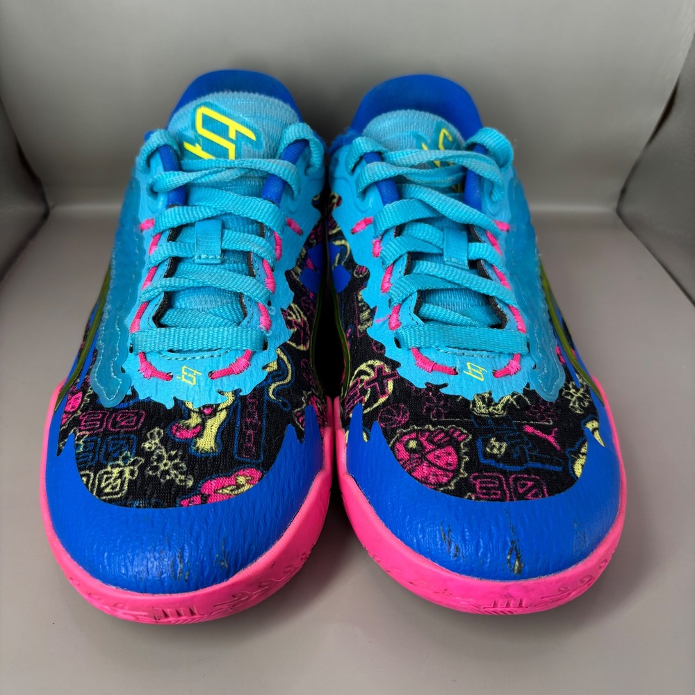 Puma Stewie 2 Ruby Blue Pink Basketball Shoes 380070-01 Womens 9.5 - Picture 2 of 9